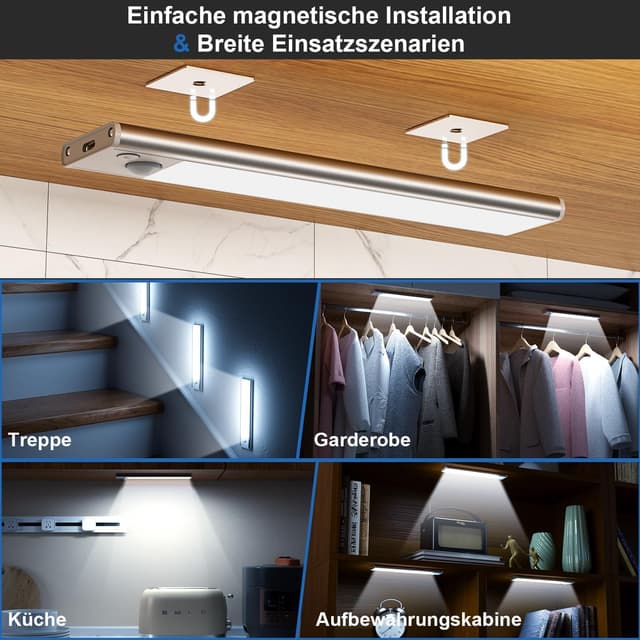 Thumbnail 5 de Slim Bright Unterbauleuchte LED mit Akku 30 cm