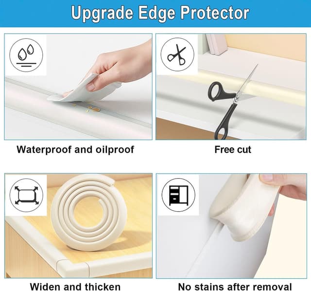 Thumbnail 4 de Safety Baby Edge Corner Guards Protector Set 4.4m