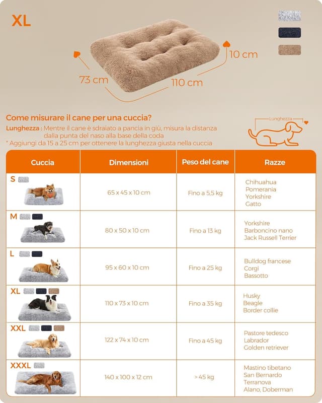 Thumbnail 6 de Feandrea PGW203K01 cuccia 110 x 73 cm