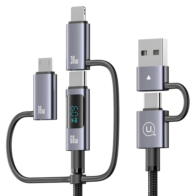 Detalle de enablink 6-in-1 Multi USB C Ladekabel 60W 🔌