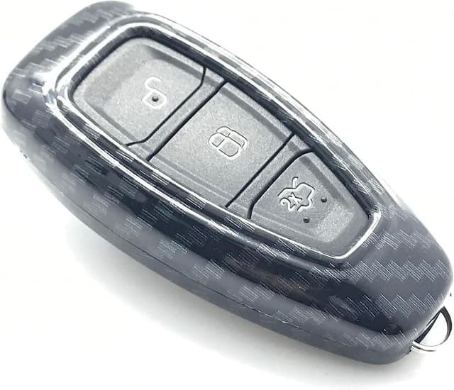 Detalle 1 de Nordecco carbon-fibre style key case cover for Ford Puma ST-Line X (2023–2024) & other listed Ford models
