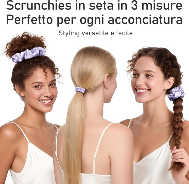 Thumbnail 3 de Litbear Set elastici in seta 3 misure 🎀