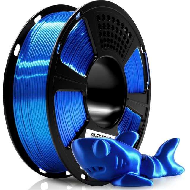 Detalle de Geeetech Metal Shine Silk PLA Filament 1.75mm (Royal Blue) — 1kg Spool