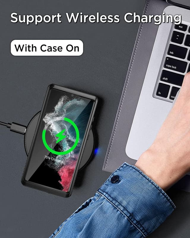 Thumbnail 5 de Beeasy Samsung Galaxy S22 Ultra 5G case, IP68 360 protection