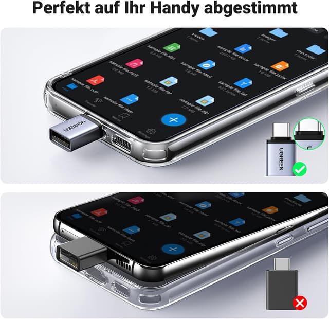 Thumbnail 5 de UGREEN USB C auf USB‑3.2‑Adapter 10 Gbps OTG (2 Stück) 🔌