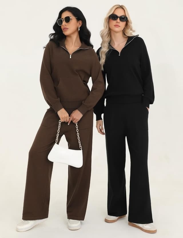 Thumbnail 3 de Totatuit Tuta Donna Completo 2 Pezzi Mezza Zip