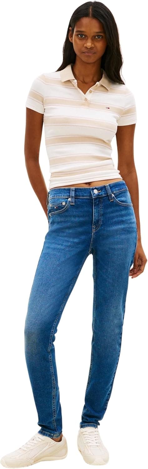 Detalle 2 de Tommy Jeans Nora MR Skny Bi0252 DW0DW22772: skinny donna Tommy Jeans