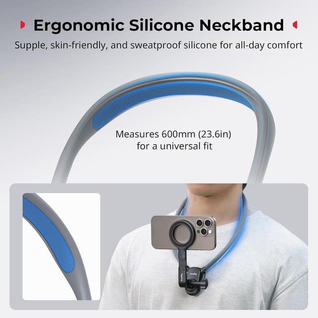 Thumbnail 4 de SMALLRIG Magnetic Neck Mount 300g