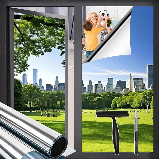 Detalle de Zindoo Fensterfolie 105 x 400 cm UV-Schutz