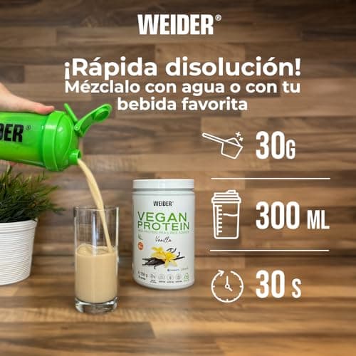 Detalle 2 de Weider Proteína Vegana 750g Vainilla