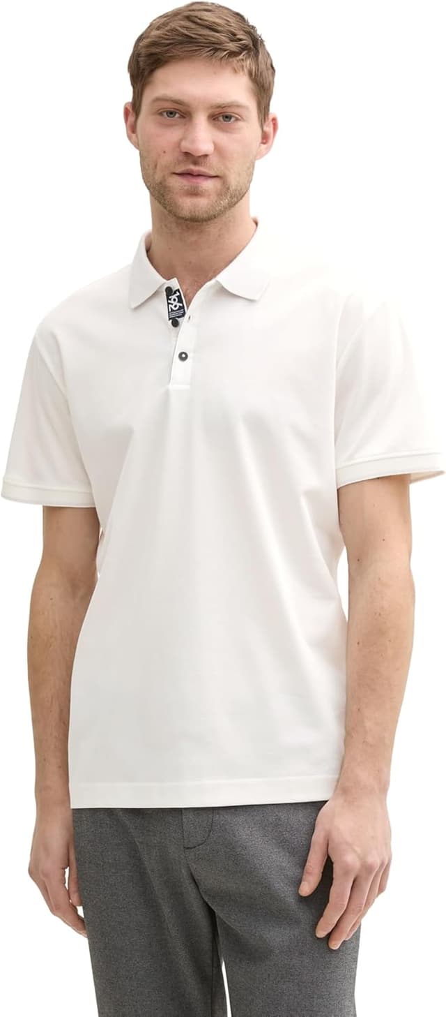 Detalle de TOM TAILOR Polo Uomo a maniche corte: comodo e versatile