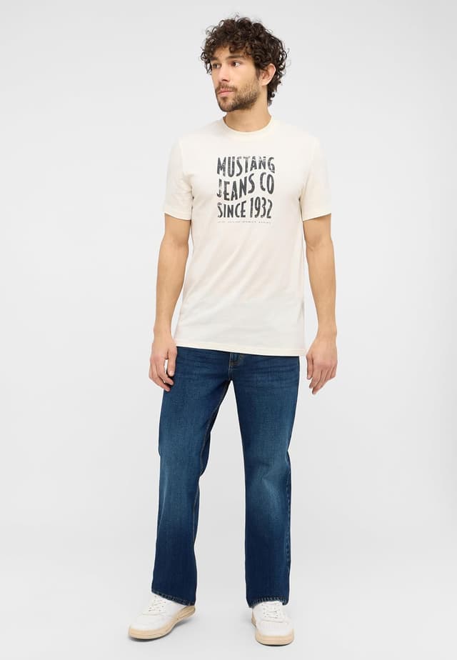 Detalle de Mustang Jeans Herren Stretch Big Sur Regular – Straight Fit mit normalem Bund