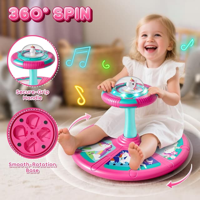 Thumbnail 1 de Lehoo Castle Sensory Seat 360° spinning chair for toddlers 🎠