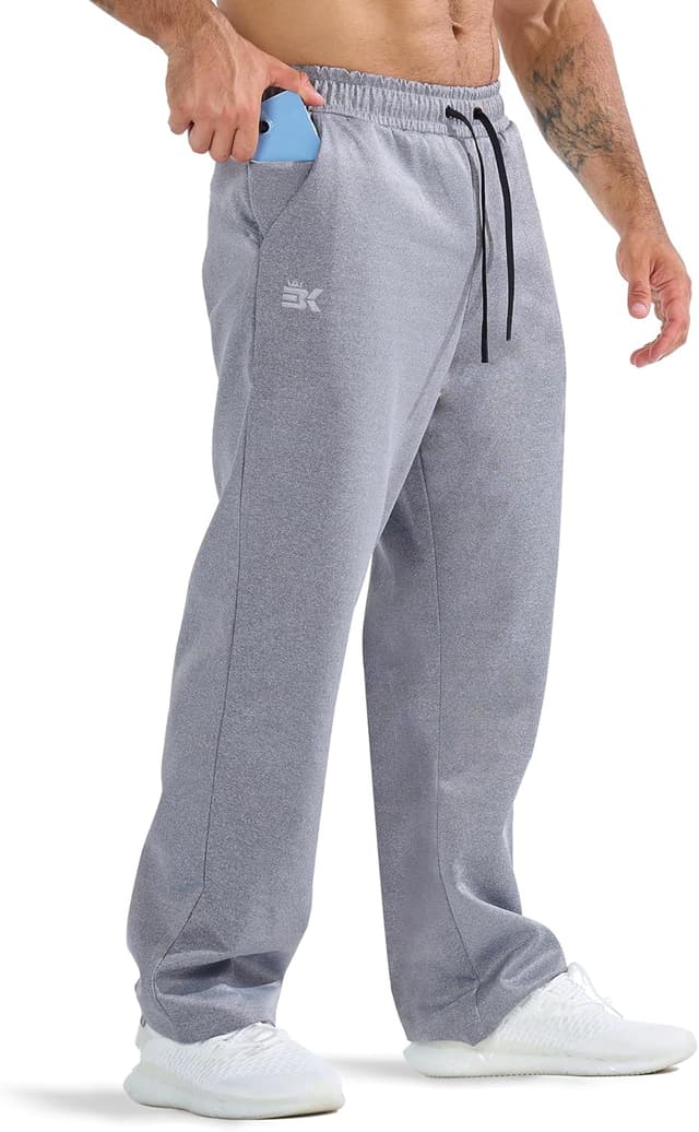 Imagen de BROKIG Mens Oversized Gym Tracksuit Bottoms en OfertitasTOP