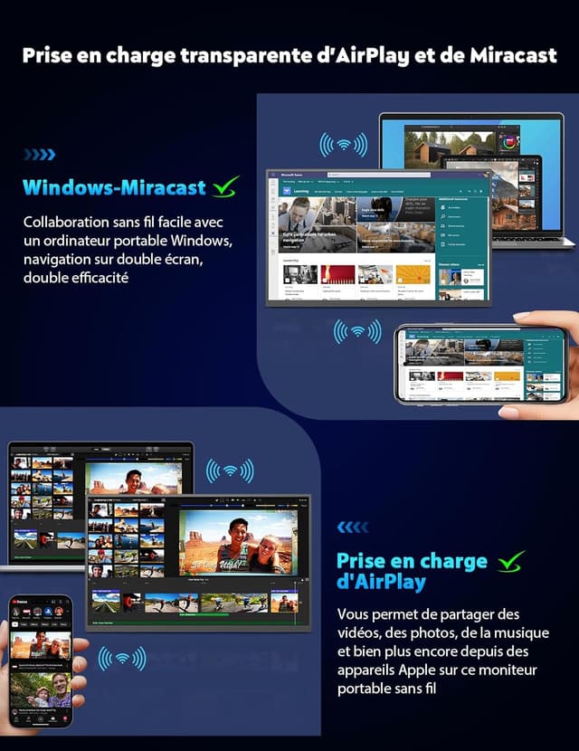 Thumbnail 3 de MAGICRAVEN Ecran Portable 15,6 pouces 1080P