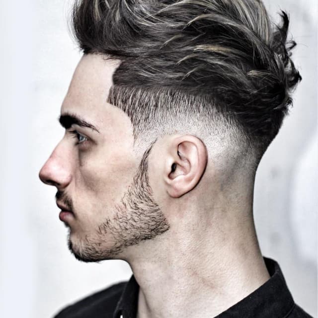 Detalle 2 de MYCARBON Pettine per barba uomo in acciaio inox con design a Z per styling e rifinitura