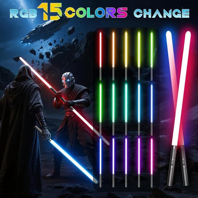 Detalle de Laserschwert Kinder 2-in-1 mit RGB