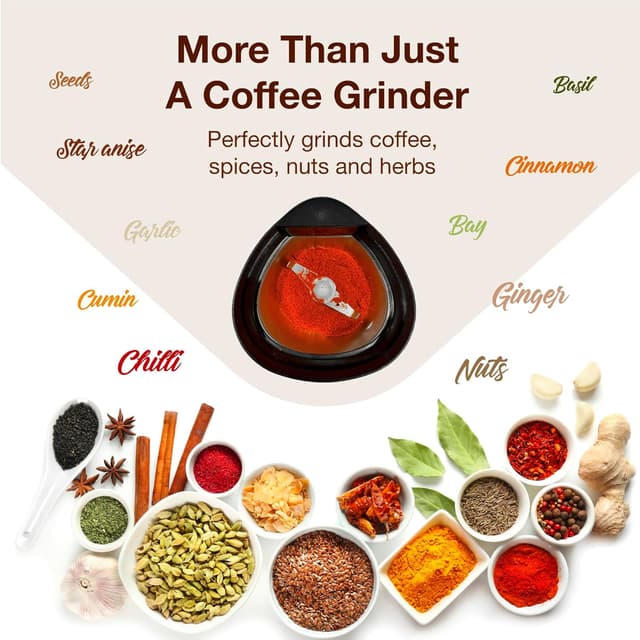 Thumbnail 5 de Andrew James Electric Coffee Grinder 70g