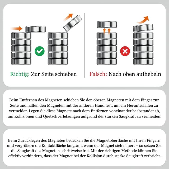 Thumbnail 5 de 100 Stück Magnete Stark 8x3 mm Mini Neodym