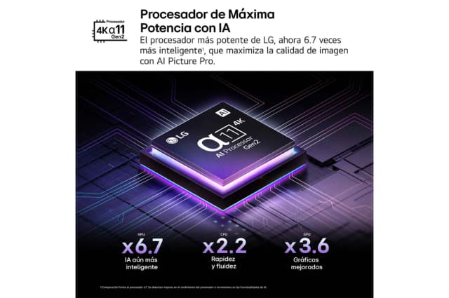 Detalle 2 de LG OLED97M59LA Smart TV OLED evo AI M5 97" 4K 2025