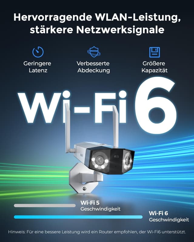 Thumbnail 4 de Reolink Duo 2 WiFi 4K Überwachungskamera 180°