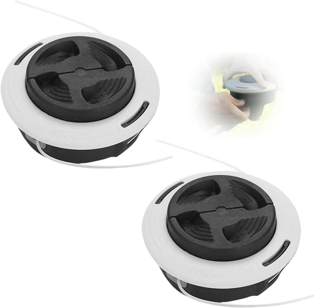 Detalle de LZEXIN Trimmer Head for Stihl Autocut C26-2 compatible models (2-pack) – bump feed strimmer spool