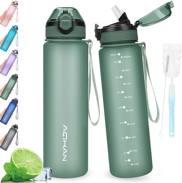 Detalle de AOHAN 1L water bottle with leakproof lid