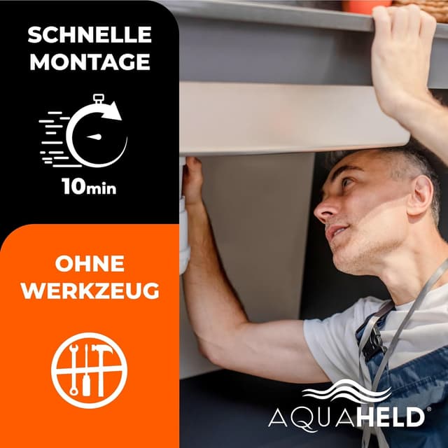 Thumbnail 5 de AquaHeld Siphon Küchenspüle 1 1/2" 40/50mm