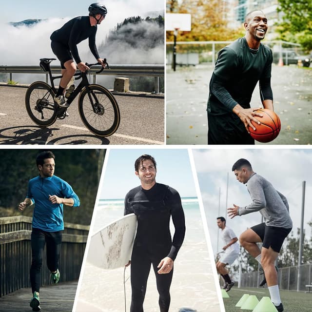 Thumbnail 5 de MEETYOO Maglietta Compressiva Uomo