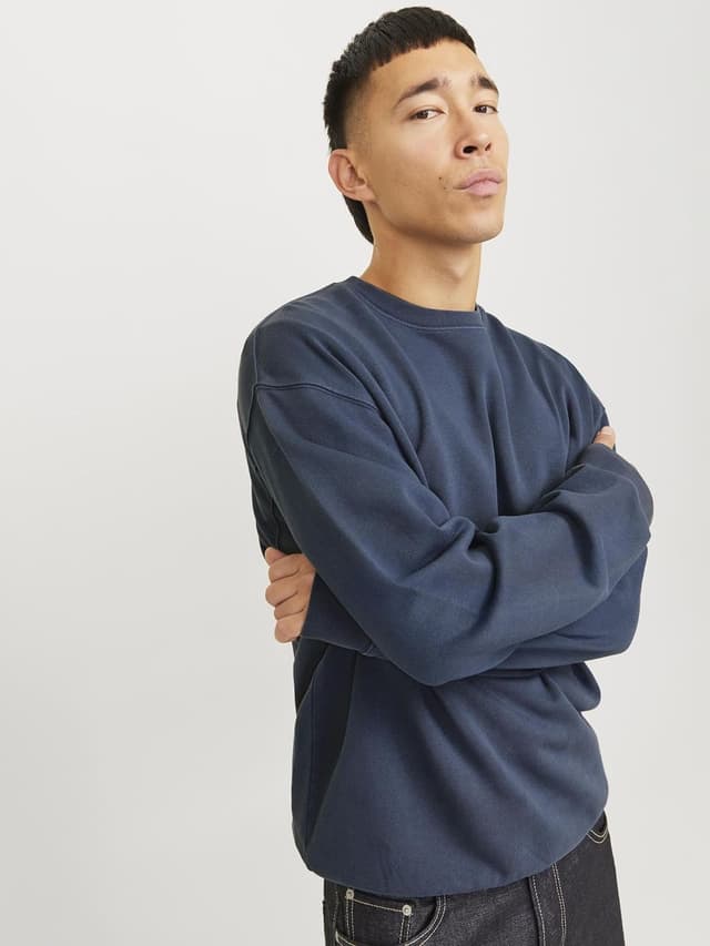 Thumbnail 6 de JACK & JONES Jjebasic felpa basic da uomo con scollo a giro