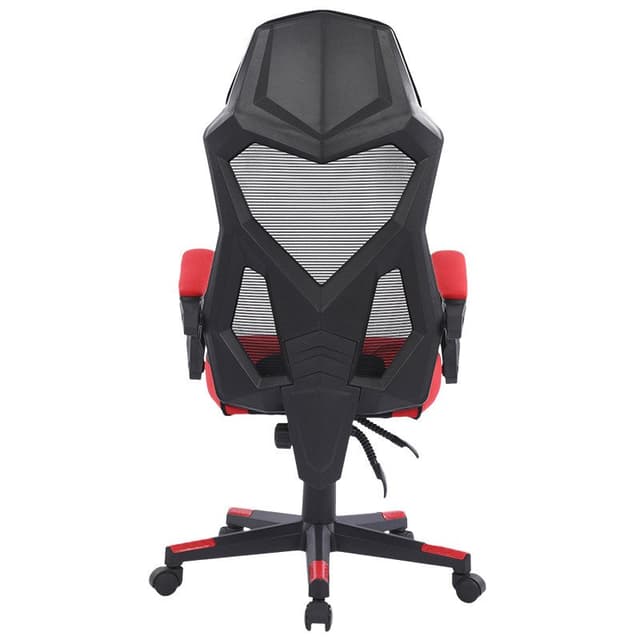 Detalle de Newskill Eros Silla gaming con malla ergonómica roja