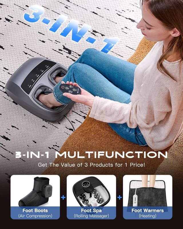 Thumbnail 6 de KINGJOY Foot Massager with Heat ⚙