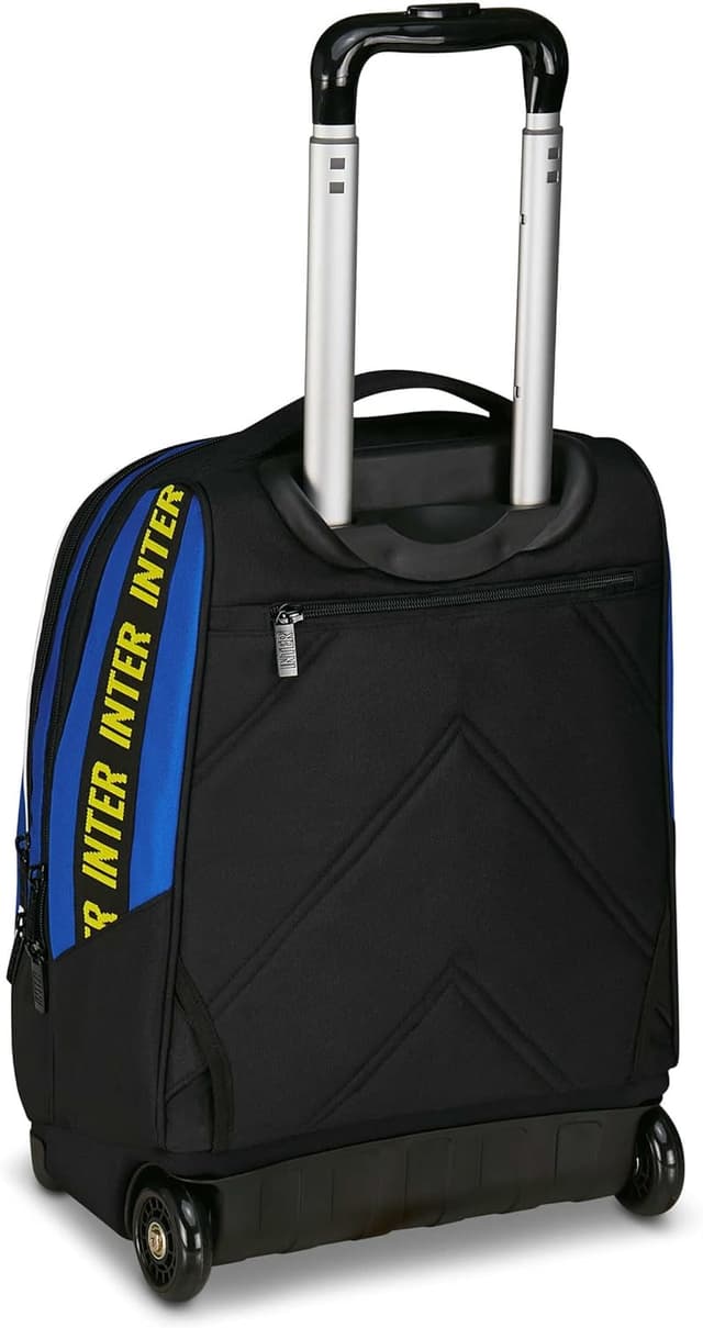 Detalle de Seven Inter Big Trolley Calcio 2 in 1: trolley e zaino fisso Blu, fino a scuola elementare e media