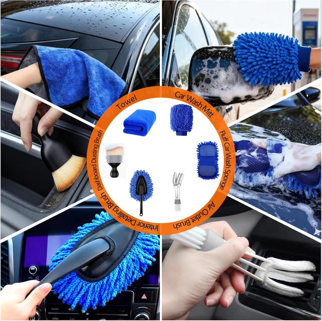 Thumbnail 6 de MIAOKE 41Pcs Professional Car Cleaning Kit