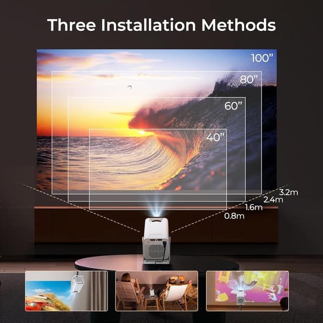 Thumbnail 6 de Smart Mini Projecteur Netflix FHD 1080P