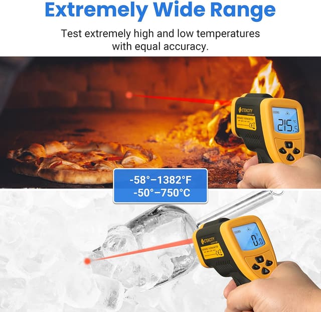 Thumbnail 4 de Etekcity Lasergrip 800 infrared thermometer -50°C
