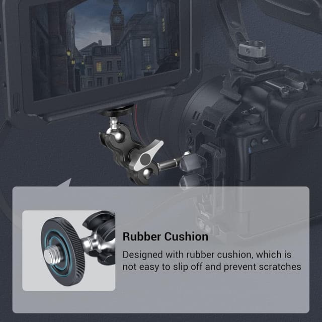 Detalle de SmallRig Mini Magic Arm 3238 à double rotule universelle (3238) pour moniteur, micro et LED