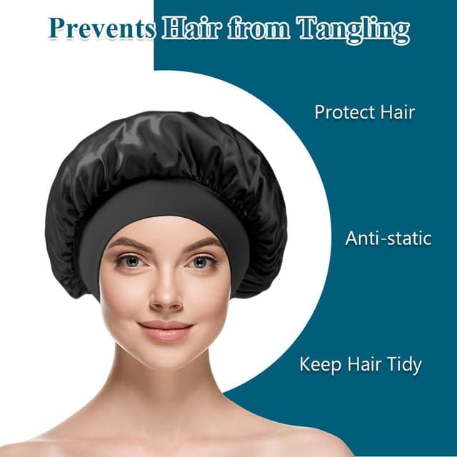 Thumbnail 2 de Flintronic Donna Berretto Da Notte Raso Cuffia elastica