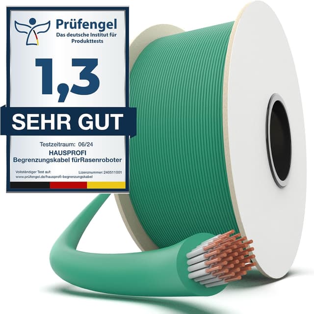 Detalle de HAUSPROFI 150 m Universal Begrenzungskabel aus verzinntem Kupfer (ø 2,7 mm) für Mähroboter
