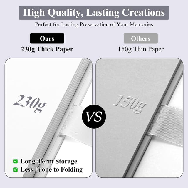 Thumbnail 2 de DazSpirit 80 Seiten Fotoalbum DIY Scrapbook