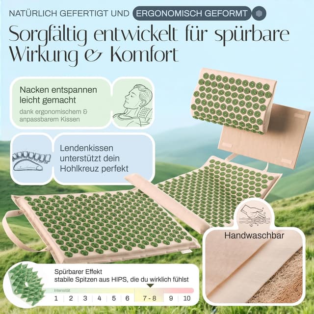 Detalle 2 de HEINZmade Akupressurmatte XL mit 19.000 Spitzen