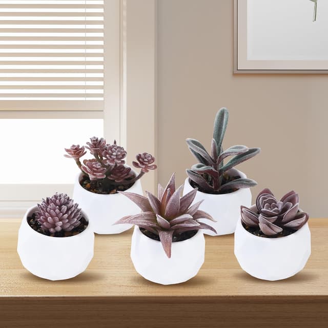 Thumbnail 5 de BUCOMTU 5Pieces Plantes artificielles 5 pcs