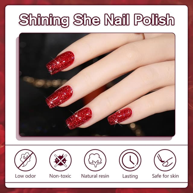 Detalle 2 de Shining She Smalto Semipermanente Cat Eye 8 ml 💅