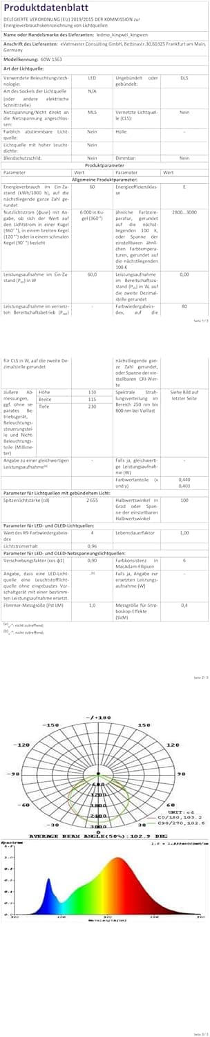 Thumbnail 7 de LEDMO 60W Aplique Pared Rotativo IP65 para Exterior 🌟