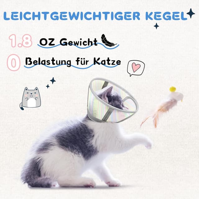 Thumbnail 3 de Weicher Katzenhalskragen 3 Größen 🐱