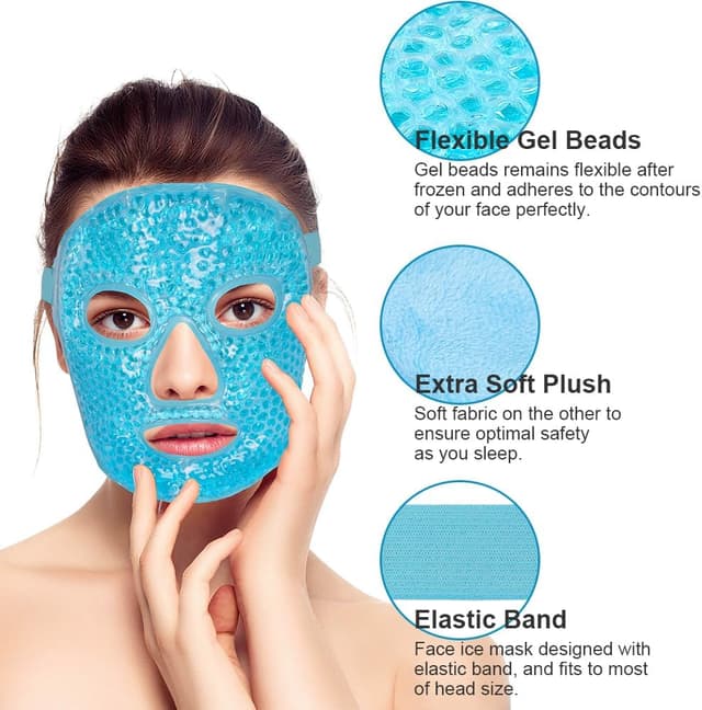 Thumbnail 2 de ACWOO Masque Froid en Gel Réutilisable pour Visage 👁