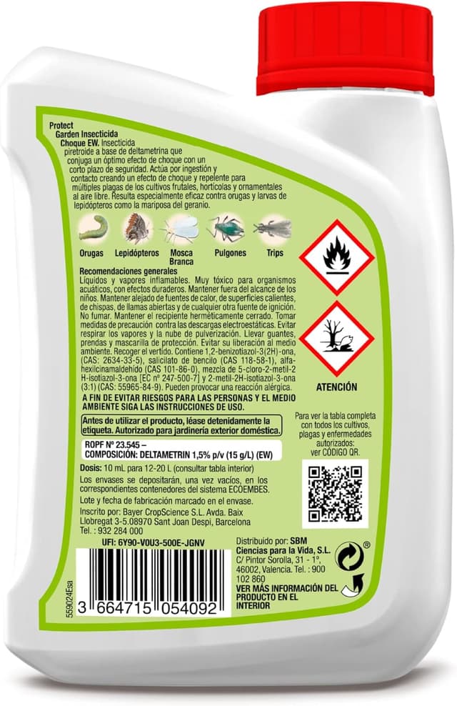 Thumbnail 1 de Protect Garden Insecticida Choque EW 250ml