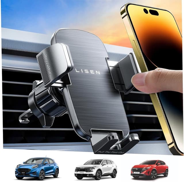Detalle de LISEN Car Phone Mount 360° for iPhone 17