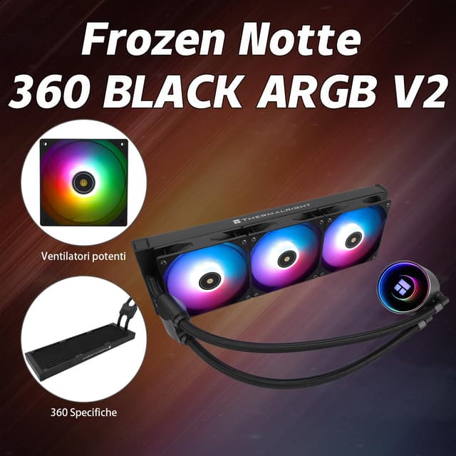 Thumbnail 1 de TR Frozen Notte 360 BLACK ARGB V2