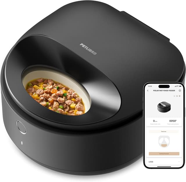 Detalle de PETLIBRO Futterautomat für Nassfutter Katze „POLAR“ (2,4 GHz) mit App-Steuerung und Halbleiter-Kühlung